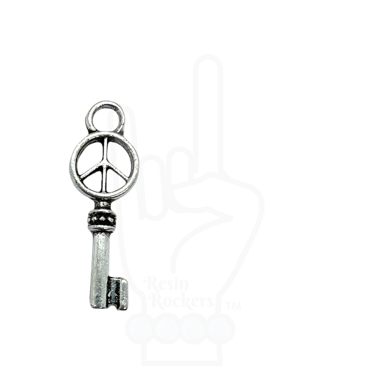 Peace Sign Key Pen Charm