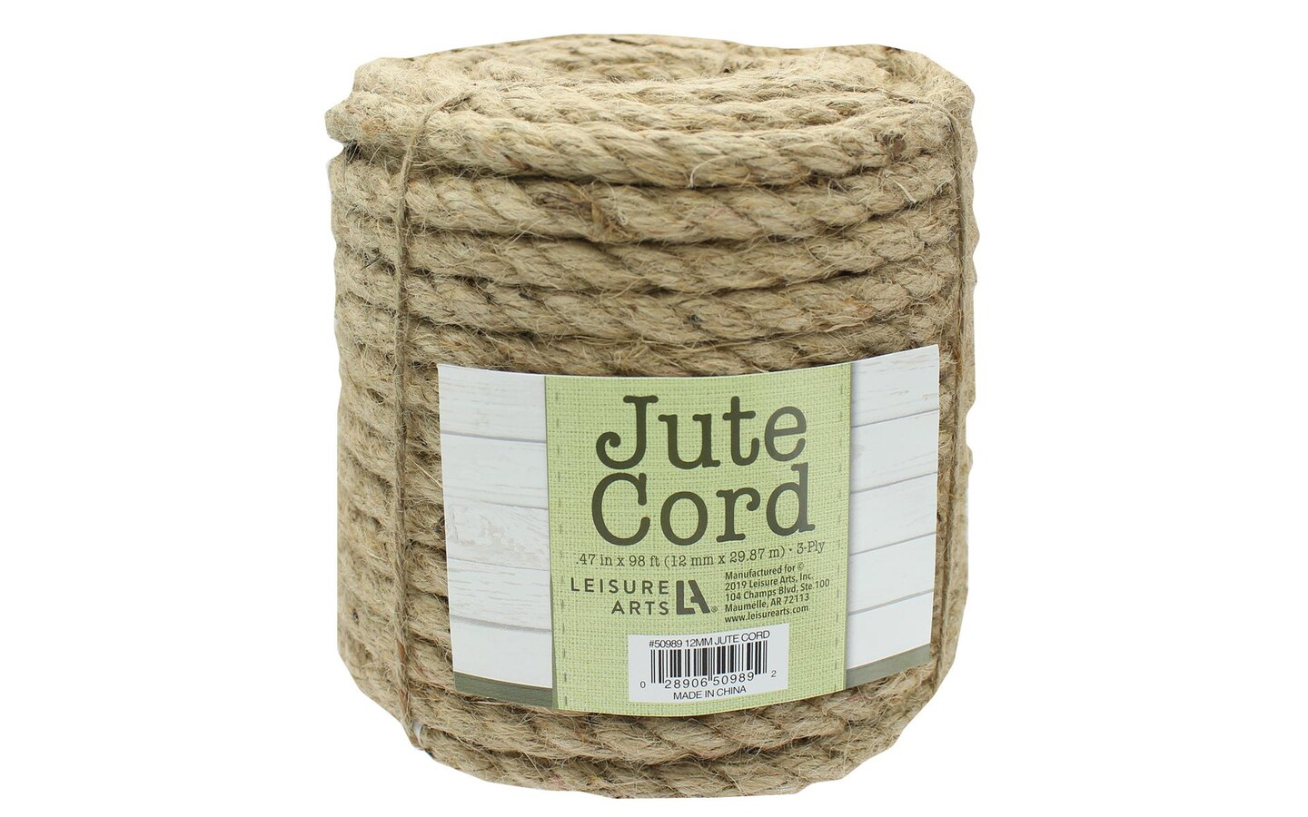Leisure Arts Jute Cord .47" 98ft Michaels