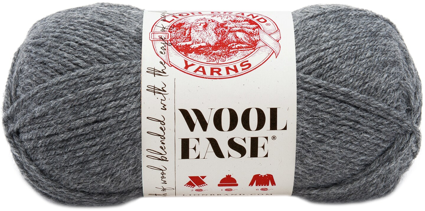 Lion Brand Wool Ease Yarn Oxford Grey Michaels