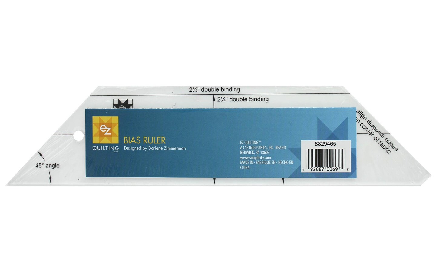 EZ Acrylic Ruler Bias