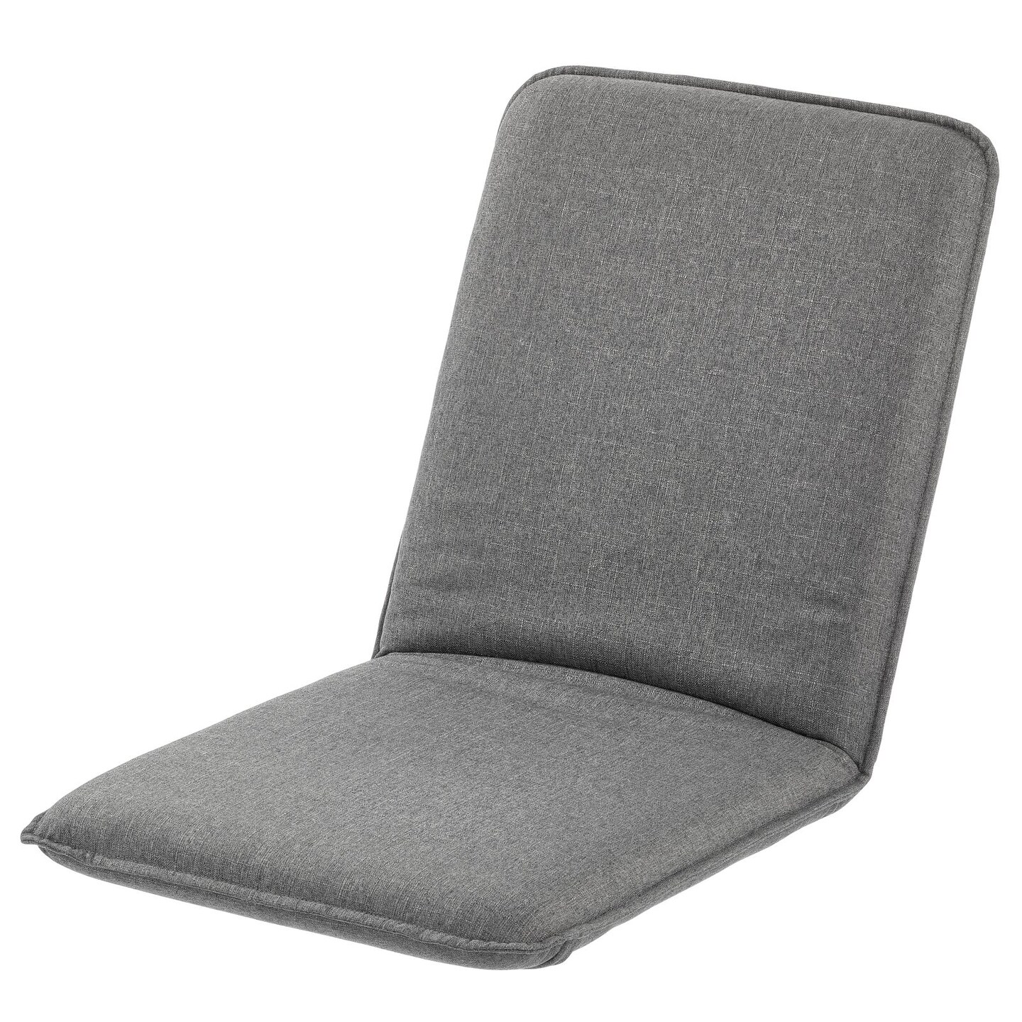 mDesign Reclining Adjustable Folding Floor Chair with Back Support
