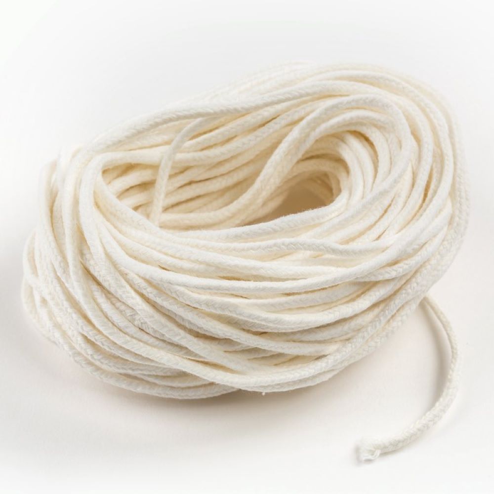 #5 Square Braid Wicking for Candlemaking - 3 yds