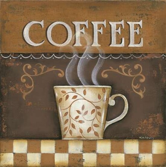 Coffee Poster Print by Kim Lewis - Item # VARPDXKL1734