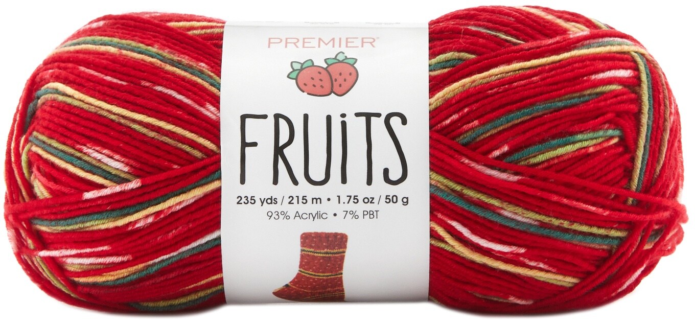 Premier Fruits Yarn-Strawberry