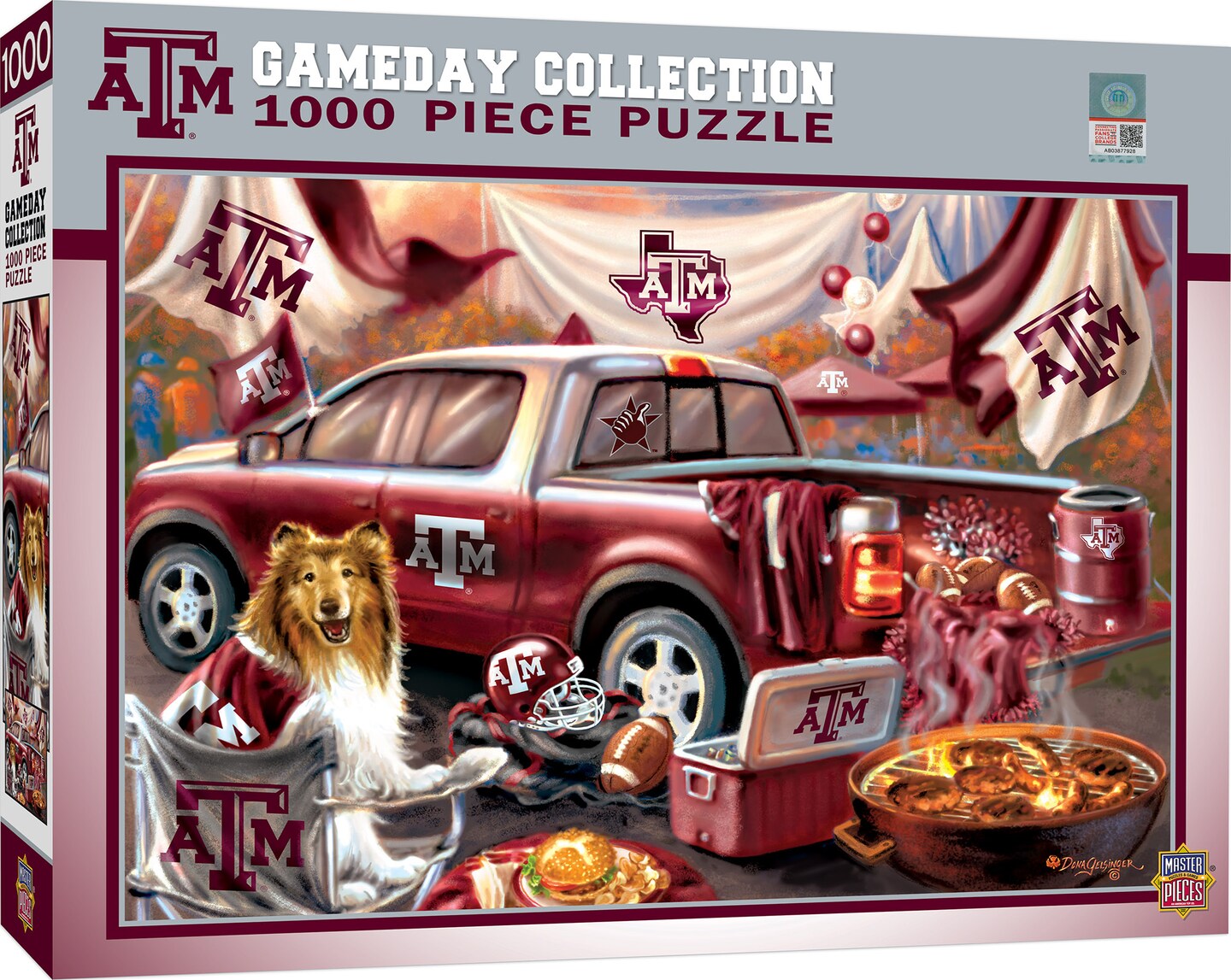 Masterpieces 1000 Piece Jigsaw Puzzle for Adults - NCAA Texas A&#x26;M Aggies Gameday  - 19.25&#x22;x26.75&#x22;