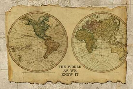 Antique Map I Poster Print by Beth Albert - Item # VARPDXBA1148