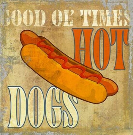 Hot Dog Poster Print by Skip Teller - Item # VARPDX1CU2476