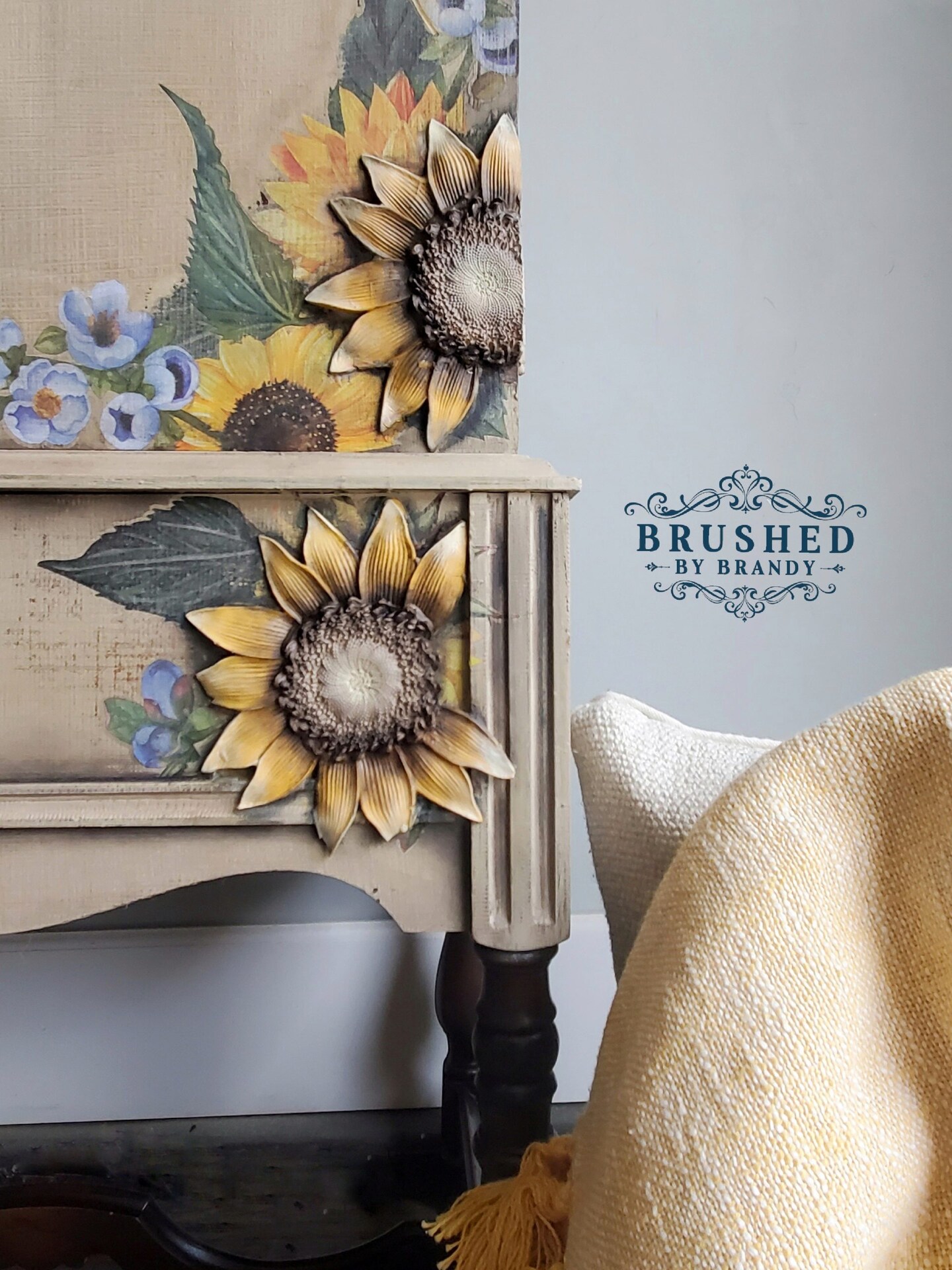 Redesign Decor Transfers Sunflower Fields 25.1&#x22;x32&#x22; 655350644840