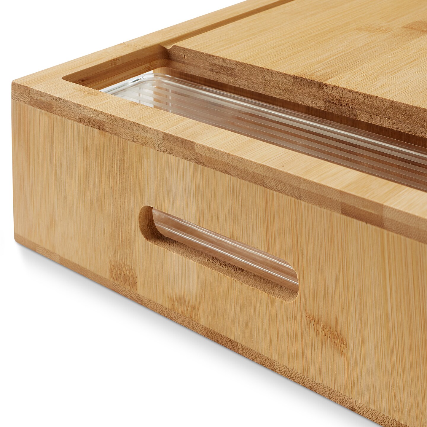 Casafield Bamboo Cutting Board Set with Kitchen Food Storage Containers and Lids