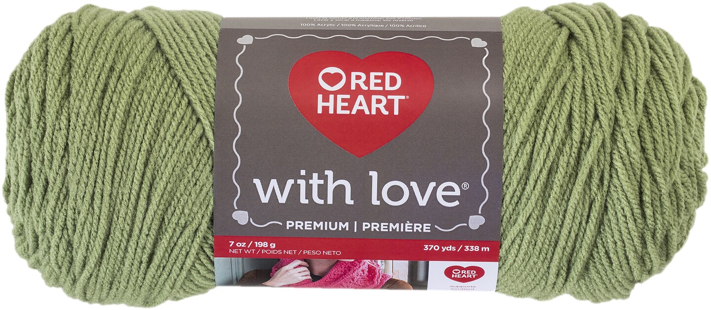 Red Heart With Love Yarn-Lettuce | Michaels