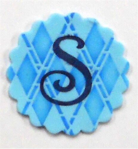 Argyle Cake Stencil | C719 by Designer Stencils | Cake Decorating Tools | Baking Stencils for Royal Icing, Airbrush, Dusting Powder | Reusable Plastic Food Grade Stencil for Cakes | Easy to Use &#x26; Clean Cake Stencil