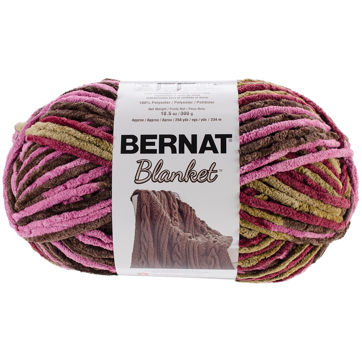 Bernat Blanket Big Ball YarnPlum Chutney Michaels