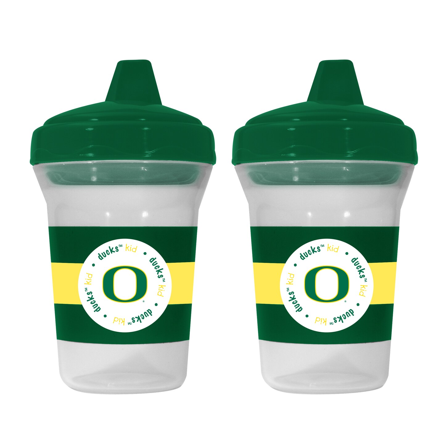 BabyFanatic Sippy Cup 2-Pack - NCAA Oregon Ducks - Officially Licensed Toddler & Baby Cup Set