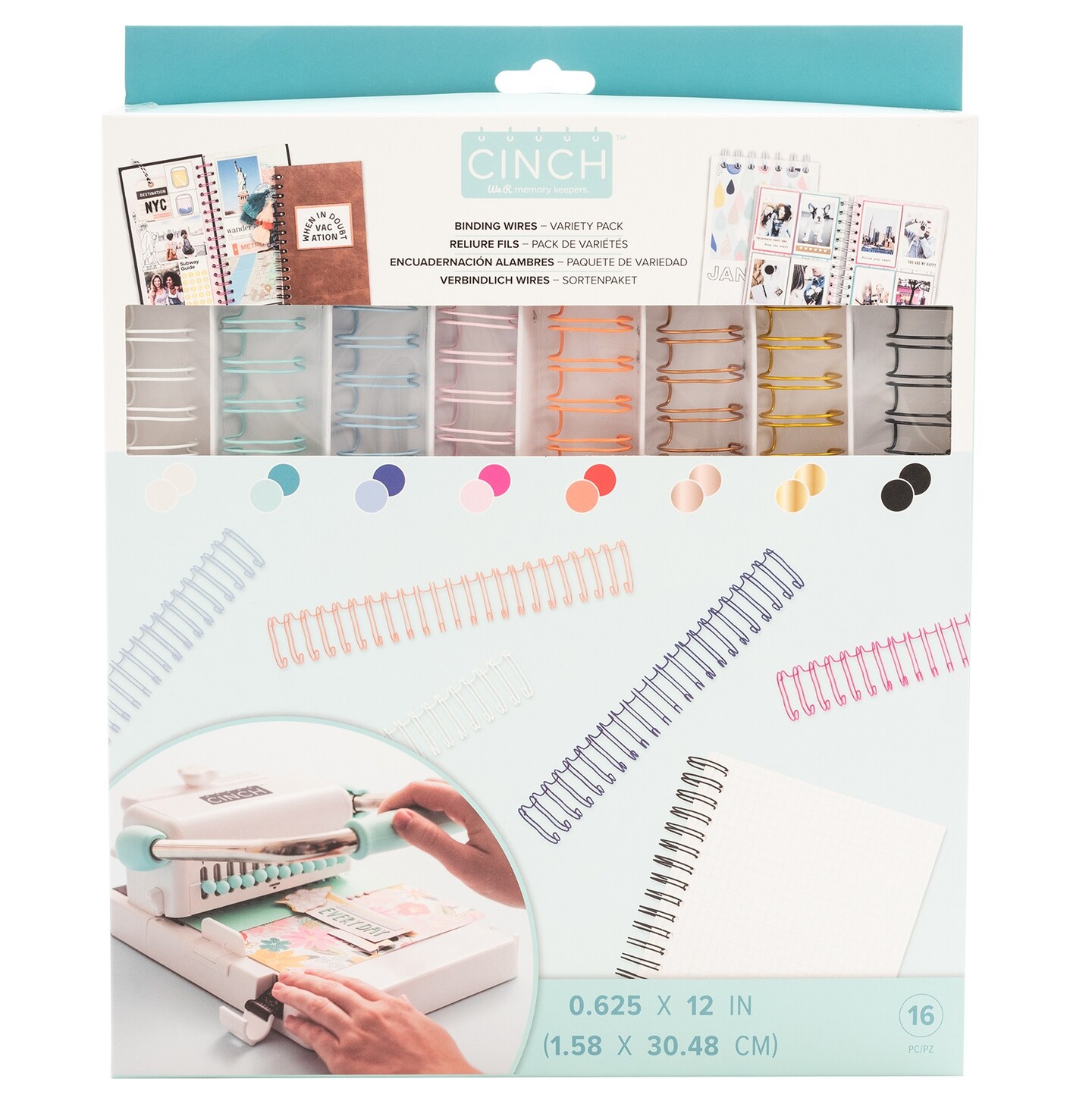 We R Memory Keepers Cinch Wires .625&#x22; 16/Pkg-Value Pack