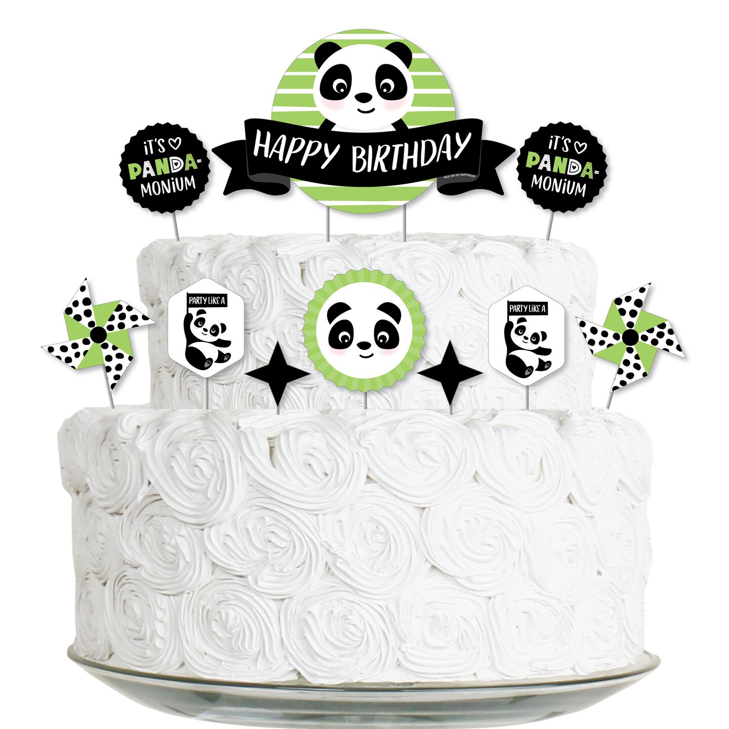 Big Dot of Happiness Party Like a Panda Bear - Birthday Party Cake ...