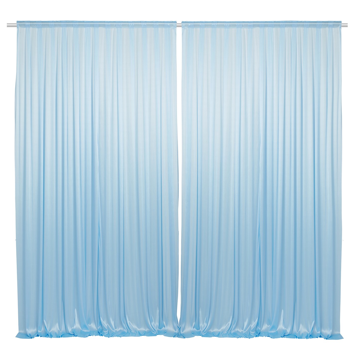 Lann's Linens (Set of 2) Photography Backdrop Curtains - Split Background for Wedding, Party or Photo Booth