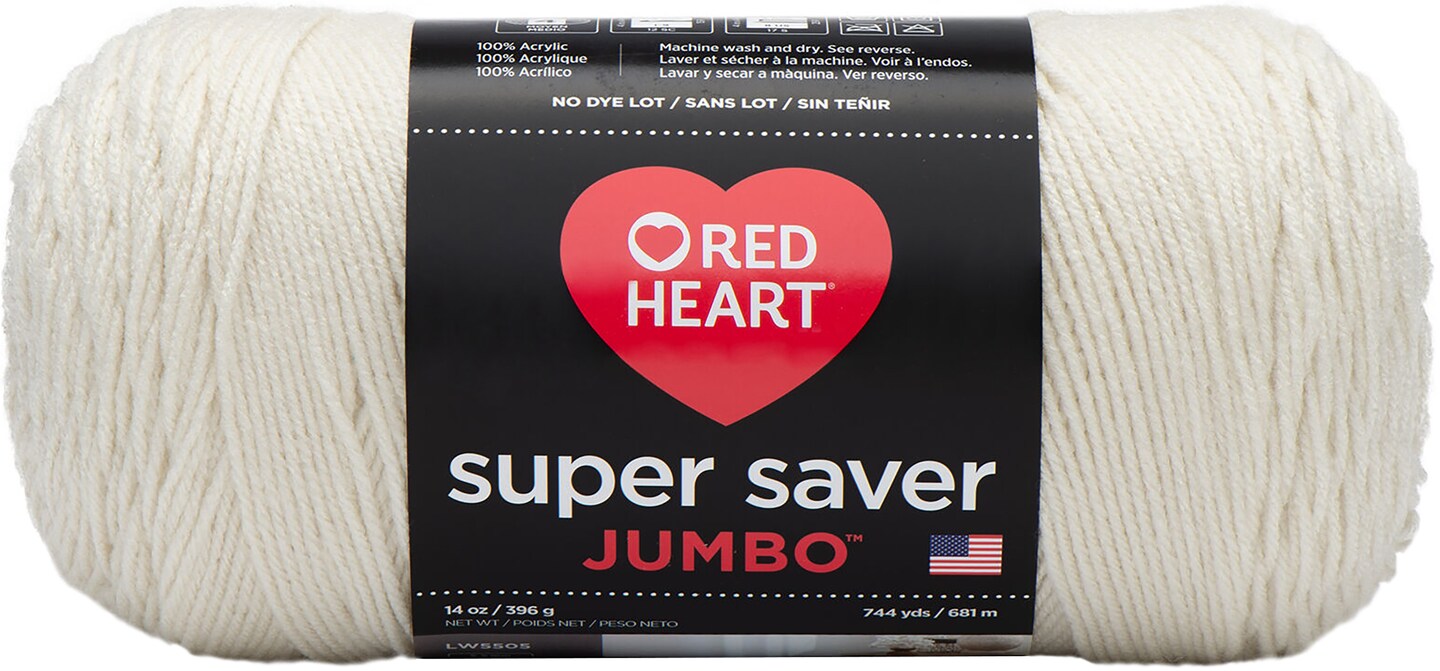 Red Heart Super Saver Jumbo Yarn-Aran