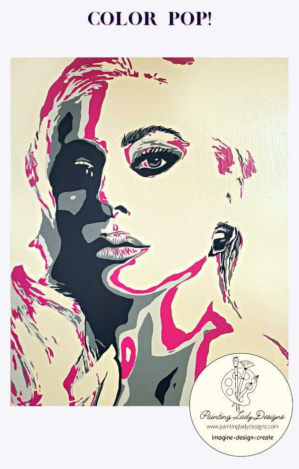 Color Pop!  Art Paper for decoupage, wall art or furniture upcycling.