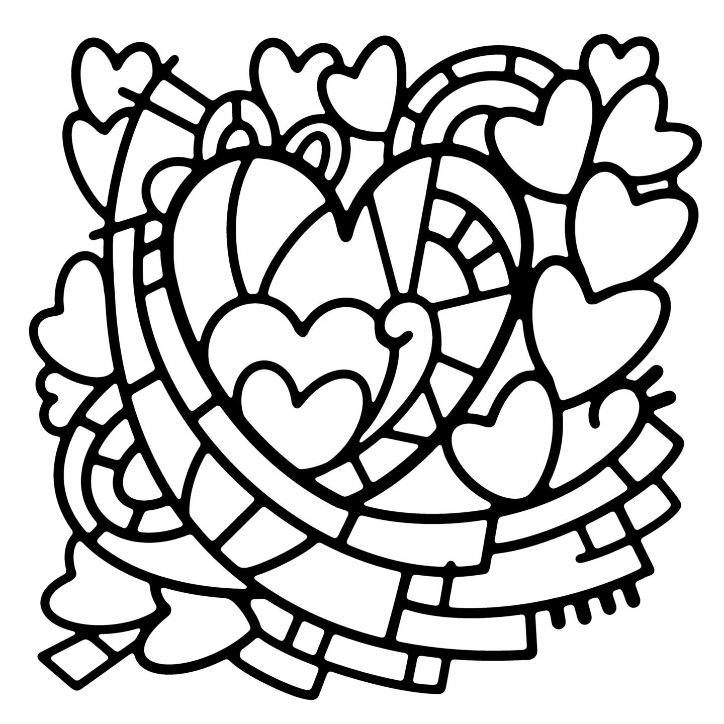 Stencil Heart