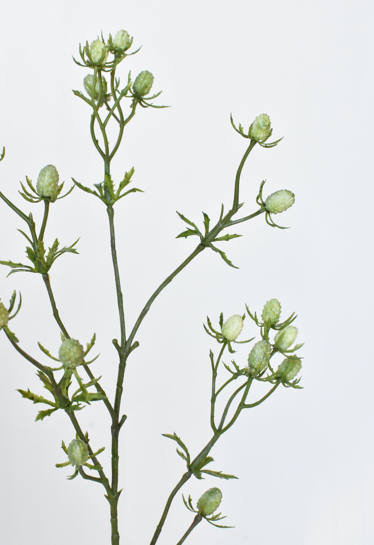 24&#x22; Faux Green Thistle Spray Stem