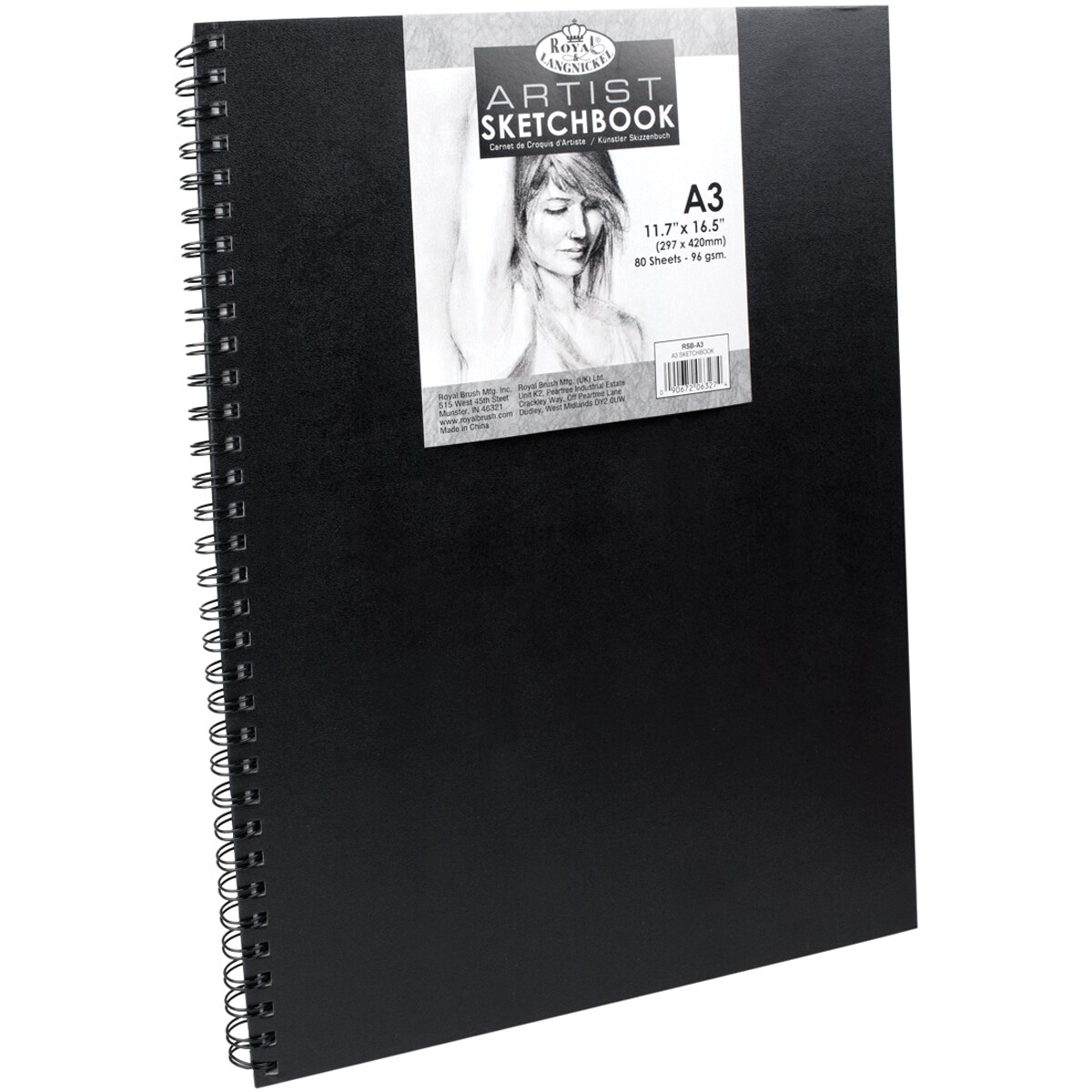 Royal & Langnickel(R) Spiral Hardcover Artist Sketchbook-11.6"X16.5"
