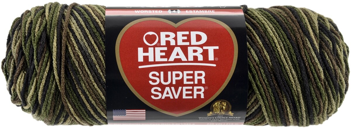 Red Heart Super Saver Yarn-Camouflage, 1 count - Baker's