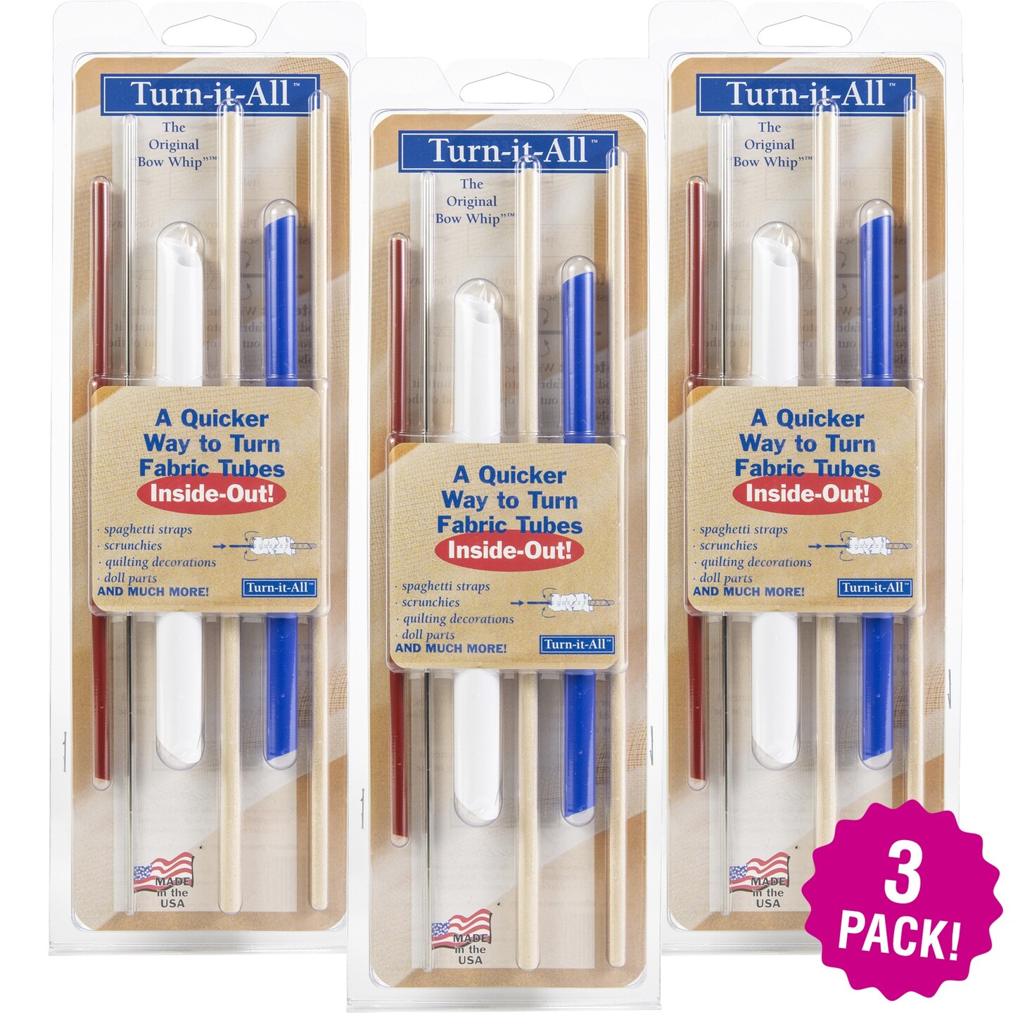 Multipack of 3 - Turn-It-All-6pcs
