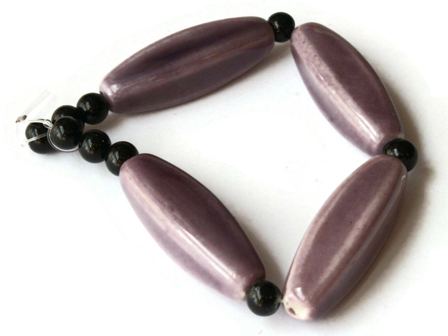 Purple diamond shaped texture beads, 38mm beads, purple beads