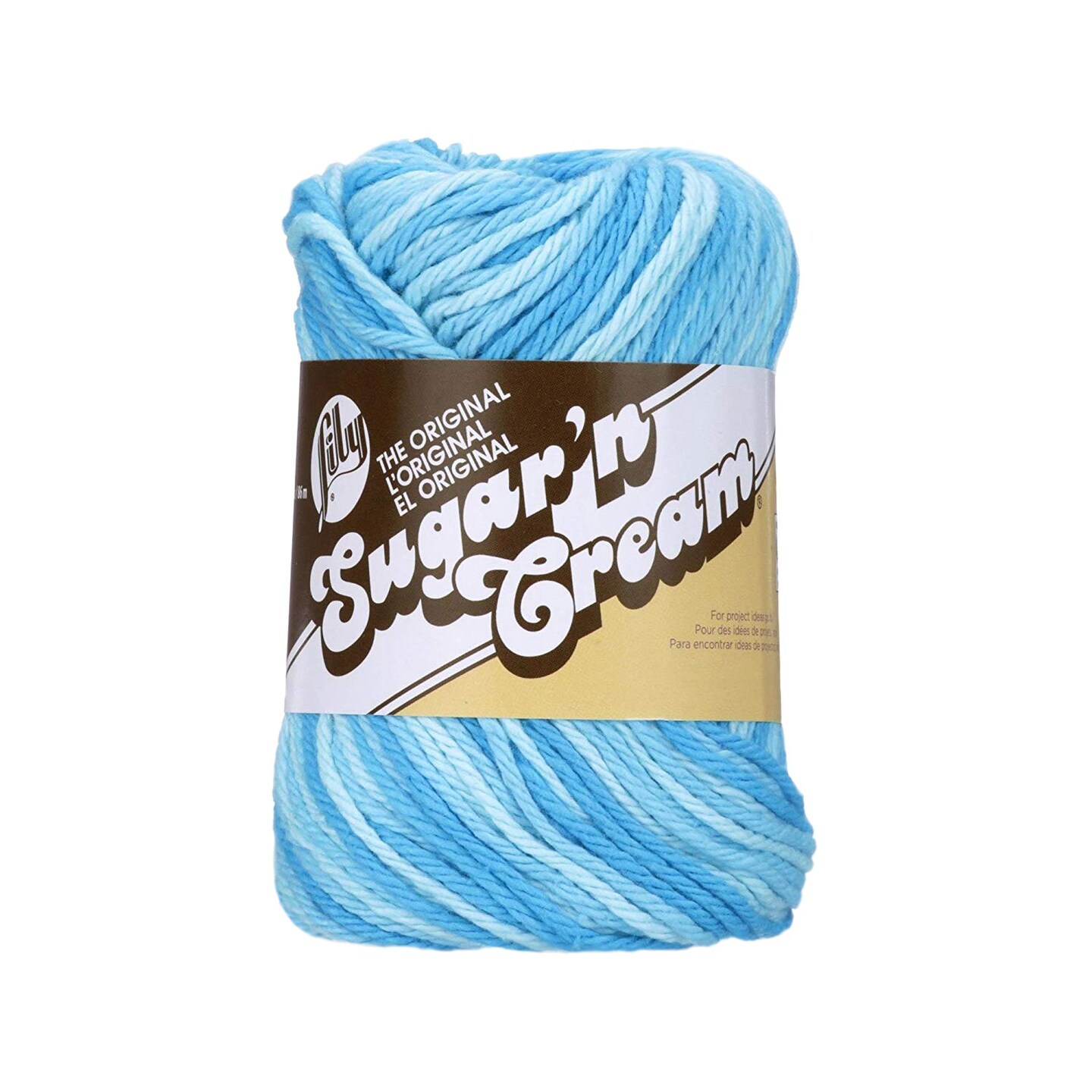 Lily Sugar'N Cream Swimming Pool Yarn - 6 Pack of 57g/2oz - Cotton - 4  Medium (Worsted) - 95 Yards - Knitting/Crochet