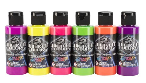 W133-02 Createx Wicked Colors Metallic Galaxy Set 12 x 60ml