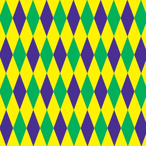 Mardi Gras Harlequin Backdrop
