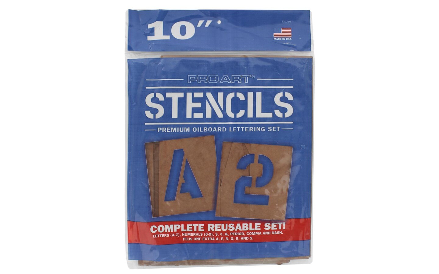 Pro Art Oil Board Stencil Set 10