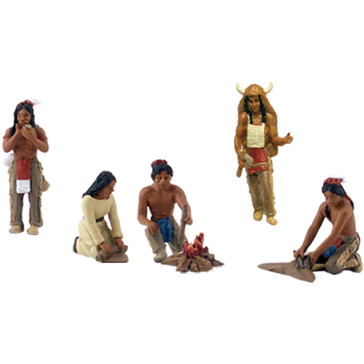 SceneARama Scene Setters(R) Figurines-Native Americans 5/Pkg