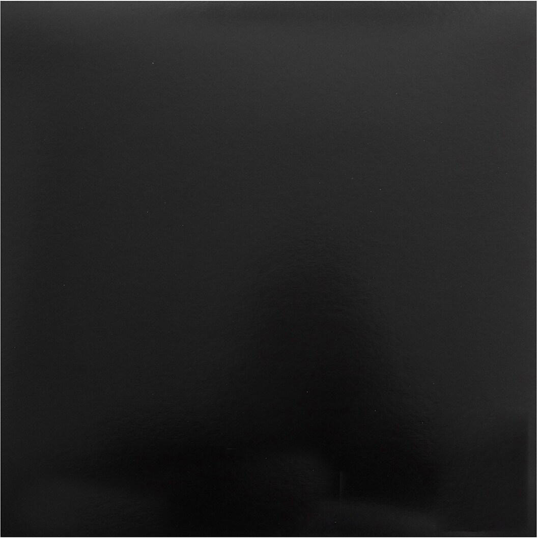 Core'dinations Single-Sided Specialty Cardstock 12"X12"-Shiny Black