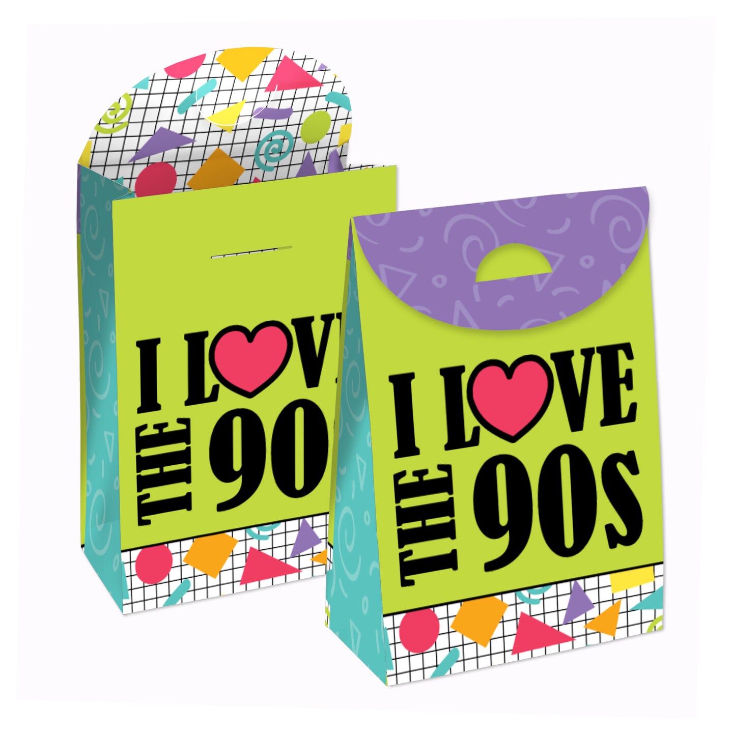 Big Dot Of Happiness 90 S Throwback 1990s T Favor Bags Party