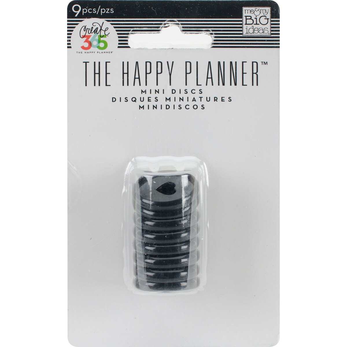 Happy Planner Discs .75&#x22; 9/Pkg-Black