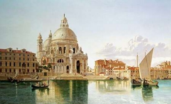 The Santa Maria Della Salute Venice Poster Print by William Hickling Burnett - Item # VARPDX267807