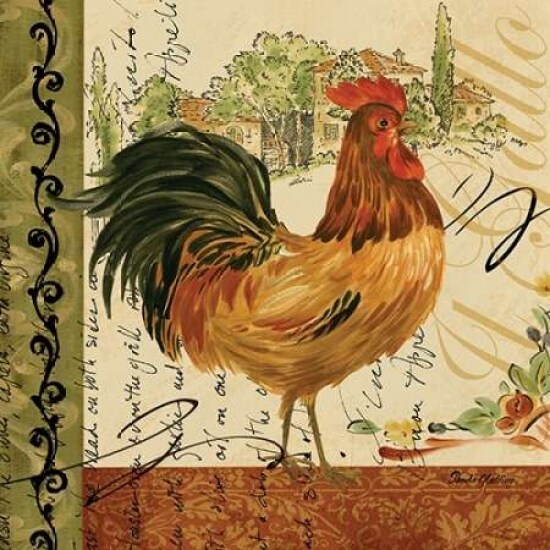 Viva Italia Roosters III Poster Print by Pamela Gladding - Item # VARPDXGLA612
