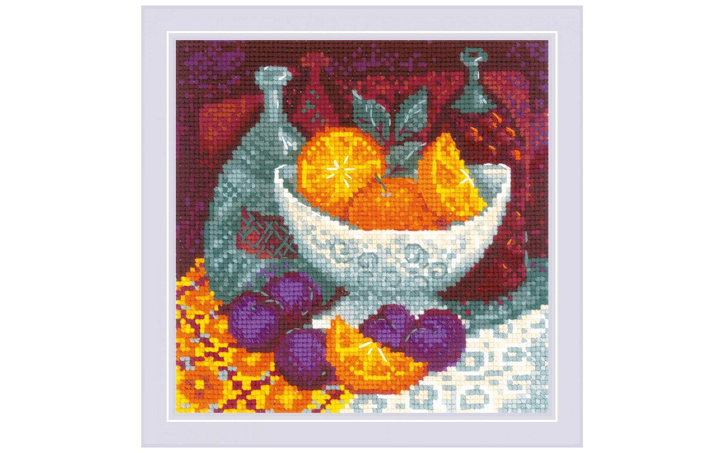 Riolis Diamond Mosaic Kit 7.75x7.75&#x22; Oranges
