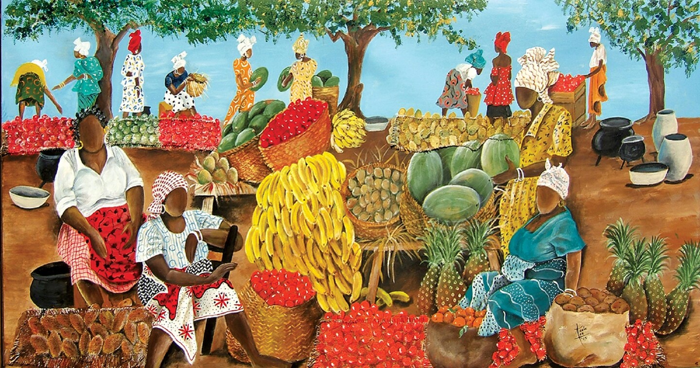 Sunsout Marketplace 500 pc Jigsaw Puzzle 46810