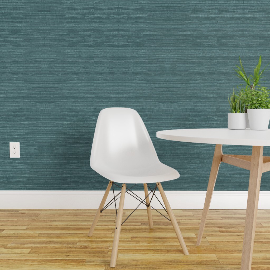 RoomMates Grasscloth Blue and Grey Vinyl Peel and Stick Wallpaper Roll  Covers 2818 sq ft RMK11561WP  The Home Depot