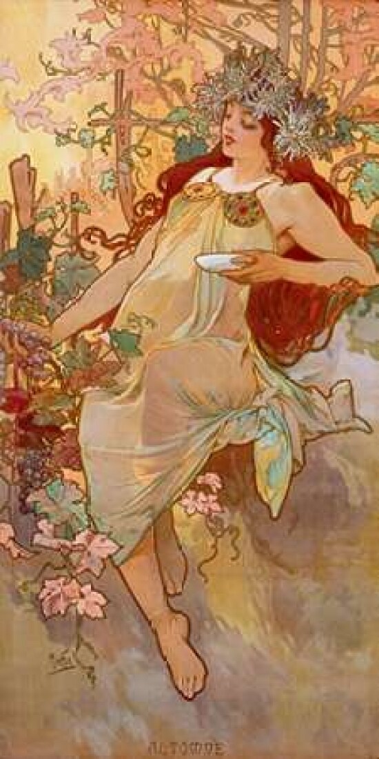 Automne Poster Print by Alphonse Mucha - Item # VARPDX2AMU1083
