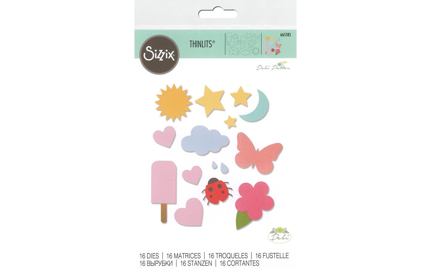 Sizzix DPotter Thinlits Die Basic Shapes