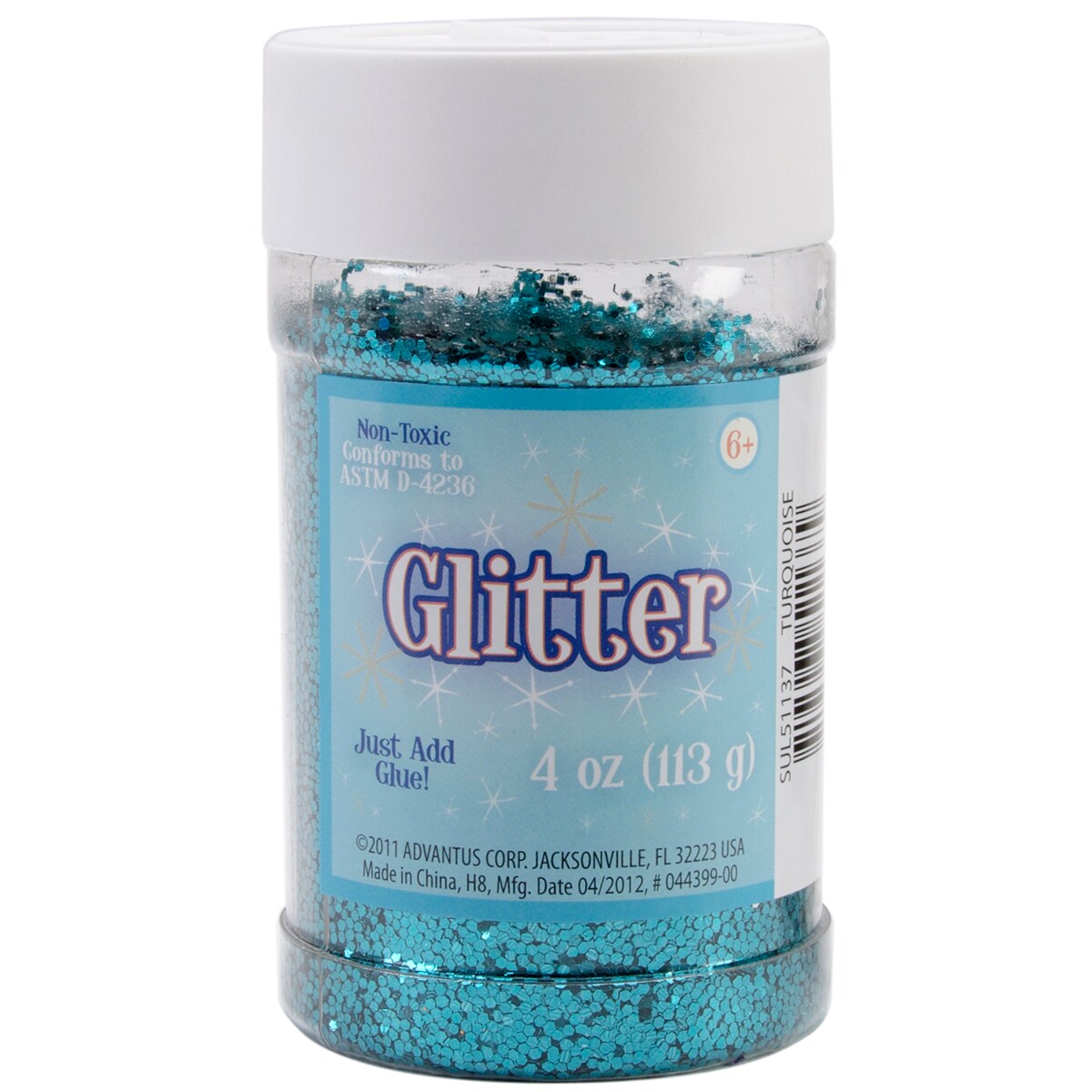 Sulyn Glitter 4oz-Metallic Turquoise