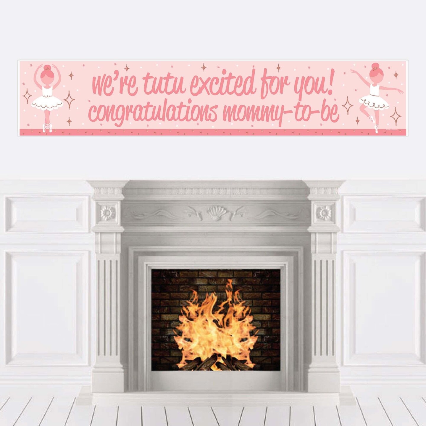 Big Dot of Happiness Tutu Cute Ballerina - Ballet Baby Shower Decorations Party Banner