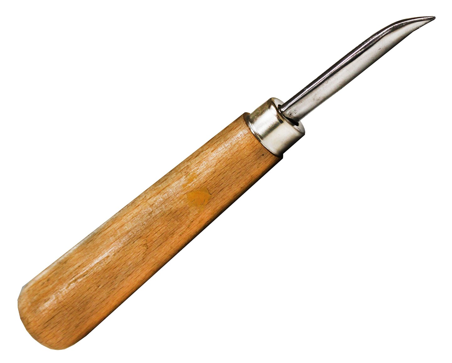 JEWEL TOOL 6 Inch Curved Burnisher with Wooden Handle - TJ9786