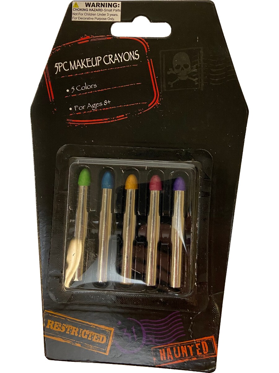 Assorted Pearl Colors Makeup Crayon Set Costume Accessory