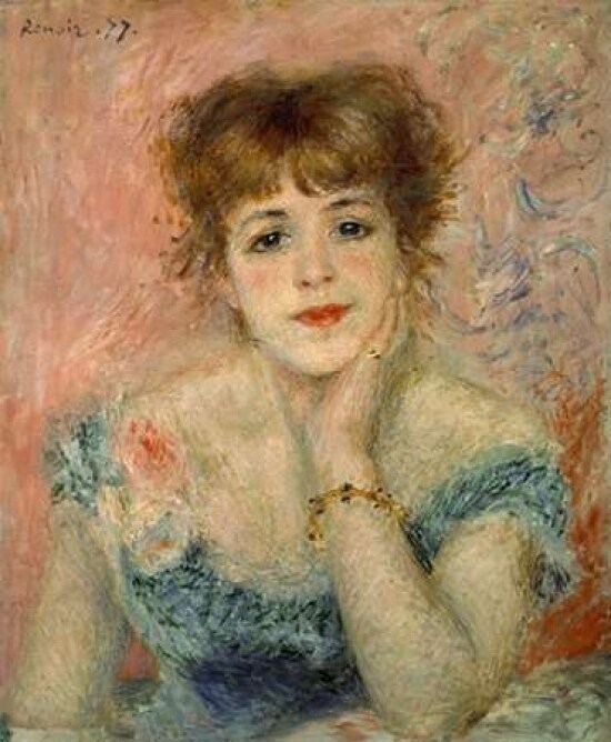 Portrait of Actress Jeanne Samary Poster Print by  Pierre-Auguste Renoir - Item # VARPDX279667