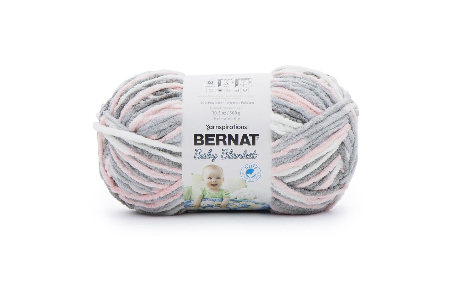 Bernat Baby Blanket Yarn Big Ball 300gm Baby Grays Michaels