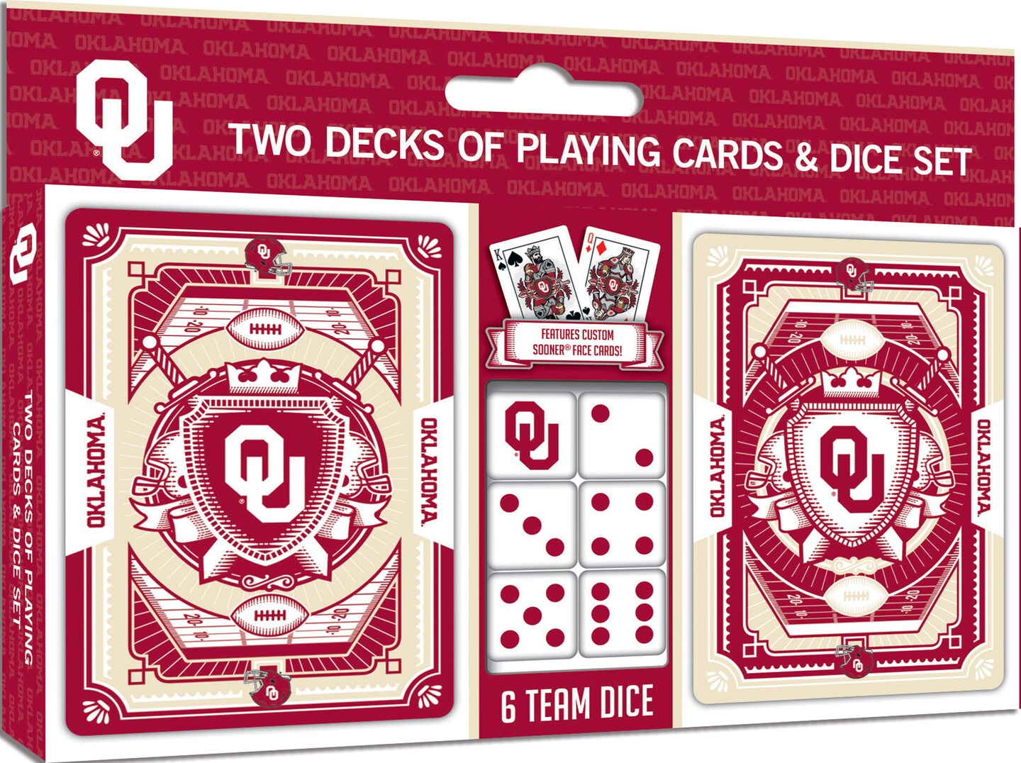 Masterpieces Officially Licensed Ncaa Oklahoma Sooners 2-pack Playing 